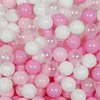 Spielbälle ø7cm 200Stk weiß, transparent, hellrosa, Produktbild-Vorschau 1