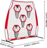 SucceBuy Fußballtrainer Wurfnetz Übungsnetz (208 x 91 x 189 Produktbild-Vorschau 8