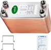 SucceBuy 60 deskový výměník tepla, připojení 1/2" BSP FPT, Náhled obrázku produktu 1