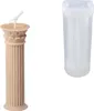 Stampo per candele in silicone per sapone, colonna antica Anteprima dell’immagine prodotto 1