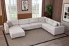 Stilvolles Wohnzimmer U-Form Sofa Designer Ecksofa Luxus Produktbild-Vorschau 1