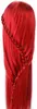 Testa manichino per parrucchieri Iza 80 cm rosso, capelli Anteprima dell’immagine prodotto 9