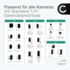 CELLONIC Kamera Wandhalterung mit 1/4" Zoll Gewinde für Produktbild-Vorschau 5