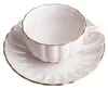 Tasse avec soucoupe Homla MELIDA White, 200 ml Voir les images du produit 1