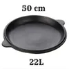 Gusseisenbratpfanne mit Deckel Kazan 22L – robuste Pfanne Produktbild-Vorschau 2
