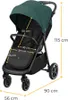 Wózek dziecięcy Kinderkraft Route Platinium Black - Podgląd zdjęcia produktu 9