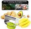 com-four® Nerezový kuchyňský nástroj - lis s otvírákem na Náhled obrázku produktu 2