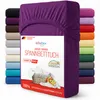 EllaTex Jersey Topper Spannbettlaken 180x200–200x200 Produktbild-Vorschau 1