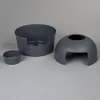 Katzenklo Flower XXL, verborgenes Katzenklo (Anthrazit) Produktbild-Vorschau 7