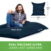 Green Bean® Sitzsack "Square" XXL 140x180cm mit 380 Liter Produktbild-Vorschau 4