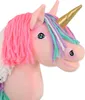 Cavallo hobby Unicorno su bastone, piccolo rosa con Anteprima dell’immagine prodotto 5