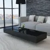 vidaXL Stolik kawowy czarny wysoki połysk Podgląd zdjęcia produktu 7