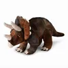 A plush toy Triceratops dinosaur is shown from a side angle against a white background. Produktbild-Vorschau