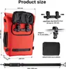 Wiltec Gepäckträgertasche rot, Fahrradtasche Rucksack 20 l Produktbild-Vorschau 3