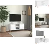 A living room scene with a TV stand and a television. Podgląd zdjęcia produktu