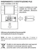 Diagram showing how to insert or replace batteries in a digital thermostat. Náhled obrázku produktu