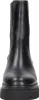 A studio shot of a black boot. Voir les images du produit