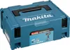 A teal Makita brand tool case with a label showing a cordless drill. Produktbild-Vorschau