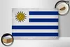 Holzschild Flagge Uruguay 30x20cm Flag of Uruguay Vintage Produktbild-Vorschau 2