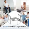 Rialzo per WC COSTWAY, sedile WC rialzato con maniglie, Anteprima dell’immagine prodotto 9