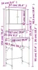 vidaXL Skriňa na práčku šedá Sonoma dub 68x48,5x194 cm Náhľad obrázku produktu 7