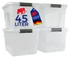 SuperSparSet 4x Aufbewahrungsbox mit Deckel & Rollen | Produktbild-Vorschau 1