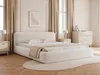 FEDVE Polsterbett Herat aus Bouclé-Stoff 180x200 cm, Weiß Produktbild-Vorschau 3