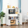 HOMCOM Meuble de micro-onde armoire cuisine meuble de Voir les images du produit 7
