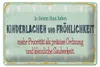 Blechschild Kinderlachen und Fröhlichkeit, 30 x 20 cm, Produktbild-Vorschau 1