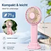 Tischventilator Leise 3 Windstufen 10 Stunden Laufzeit Produktbild-Vorschau 4