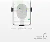 A smartphone is shown in a car mount, displaying a map on its screen. The mount is attached to a car's air vent. Voir les images du produit