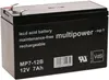 Ersatzakku (multipower) für USV APC Back-UPS ES 700 12V 7Ah Produktbild-Vorschau 1
