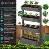 KESSER® Hochbeet mit Etagen Premium Blumenkasten Produktbild-Vorschau 2