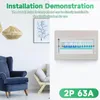 Automatischer Umschalter, 2P Umschalter 63A, Din-Schienen Produktbild-Vorschau 6