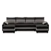 Ecksofa SPARTA U-FORM mit Schlaffunktion - Eckcouch mit 3 Produktbild-Vorschau 1