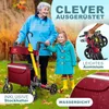 KESSER® Rollator Aluminium faltbar, höhenverstellbar & bis Produktbild-Vorschau 3