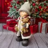 Figurka dekoracyjna chłopiec z misiami 42 cm Solis Decor Podgląd zdjęcia produktu 2