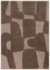 Tapiso Kurzflorteppich RELIEVO 3D abstrakt taupe Wohnzimmer Produktbild-Vorschau 2