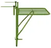 vidaXL Balkontisch Grün 60x40 cm Stahl Produktbild-Vorschau 7