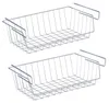 WENKO 2er Set Regal Einhängen Korb Hänge Regal Metall Produktbild-Vorschau 1