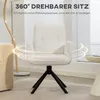 HOMCOM Fauteuil, draaibaar, loungefauteuil met Productafbeelding-voorbeeld 5