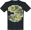 Pac-Man T-Shirt Herren Pixel schwarz M Produktbild-Vorschau 3