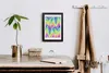 Bild 20x30 MDF-Rahmen, Wandkunst Regenbogen Hintergrund Produktbild-Vorschau 3