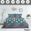 Buymax® Bettwäsche Bettbezug 200x200 cm, Kopfkissenbezug Produktbild-Vorschau 2