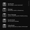 Bürstenking Duschkopf Handbrause mit 5 Strahlarten, runde Produktbild-Vorschau 5