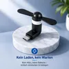 USB-C Handy Ventilator Schwarz – Mini Ventilator für Produktbild-Vorschau 5