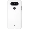 PhoneNatic Case kompatibel mit LG Q8 - Hülle weiß gummiert Produktbild-Vorschau 3