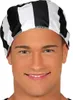 A man wearing a striped hat. Anteprima dell’immagine prodotto