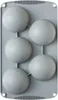 Silikonform für Monoporation HALBKUGELN 80mm DECORA Produktbild-Vorschau 1