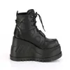 STOMP-13 Damen Booties von DemoniaCult, Schwarz EU 40, US Produktbild-Vorschau 6